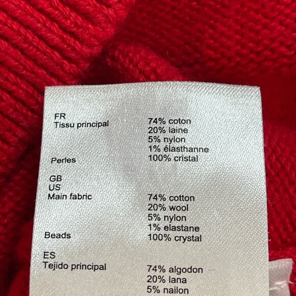 Maje Maelle "Rendez-vous Palais Royale" Beaded Sweater Size 1 or Small - Picture 6 of 6